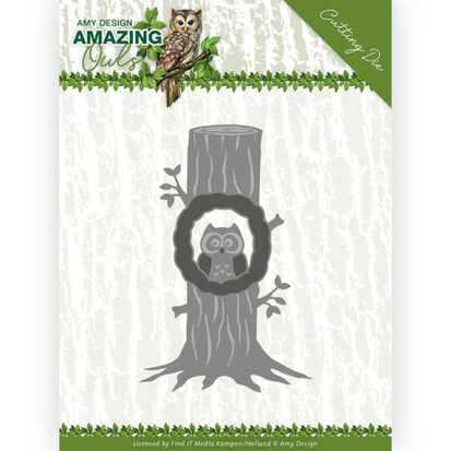 Dies - Amy Design - Amazing Owls - Owl in Tree