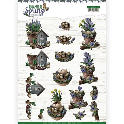 3D cutting sheet - Amy Design - Botanical Spring - Spring Arrangement