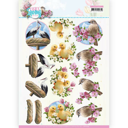 3D Cutting Sheet - Amy Design - Enjoy Spring - Birds - CD11654