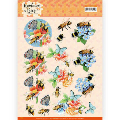 3D Cutting Sheet - Jeanine's Art - Humming Bees -Bees and Bumblebee