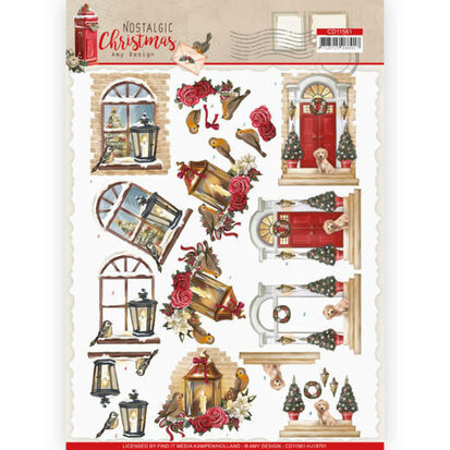 3D cutting sheet - Amy Design - Nostalgic Christmas - Warm Christmas
