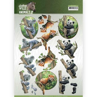 3D Knipvel - Amy Design - Wild Animals 2 - Bears