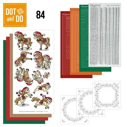 Dot and Do 84 - Yvonne Creations - Kerstpaarden