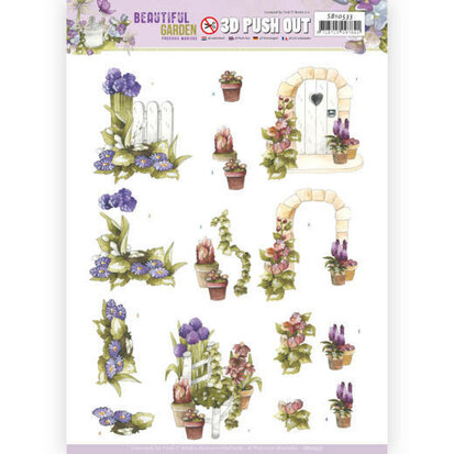 3D Push Out - Precious Marieke - Beautiful Garden - Allium