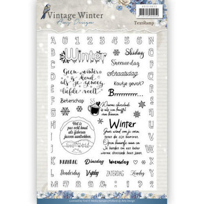 Clear Stamp - Amy Design - Vintage Winter NL