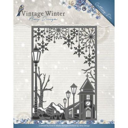 Die - Amy Design - Vintage Winter - Village Frame Straight