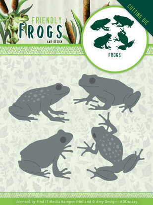 Dies - Amy Design - Friendly Frogs - Frog - ADD10229