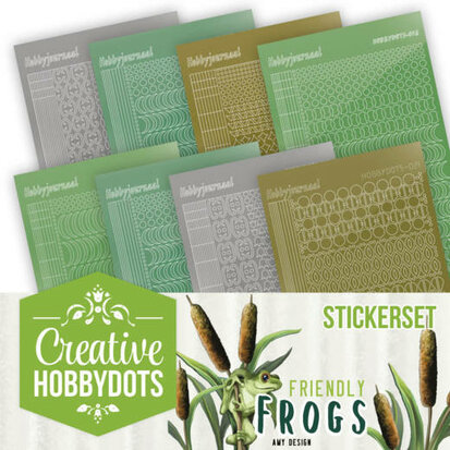 Creative Hobbydots Stickerset 10 - Amy Design - Friendly Frogs