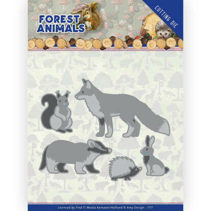 Dies - Amy Design - Forest Animals - Forest Animals 1 - ADD10233