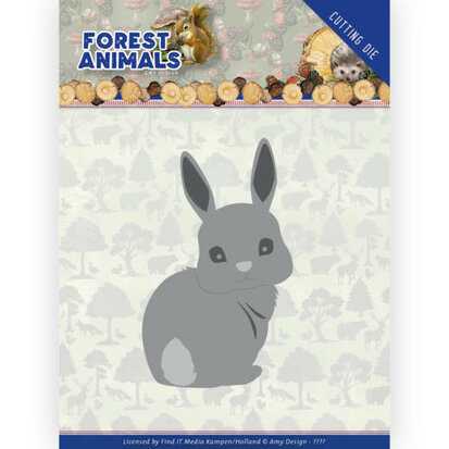 Dies - Amy Design  - Forest Animals - Bunny HZ+ Die - ADD10235