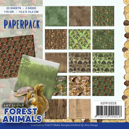 Paperpack - Amy Design  - Forest Animals - ADPP10038