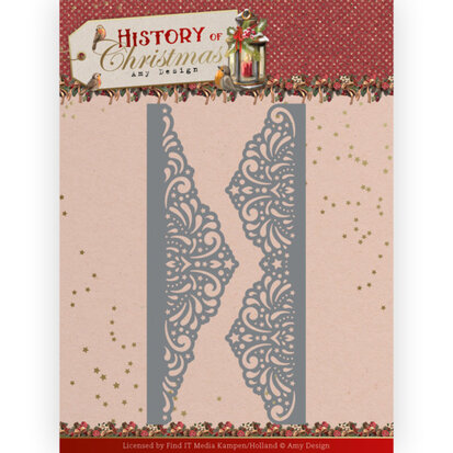 Dies - Amy Design - History of Christmas - Lacy Christmas Borders - ADD10247