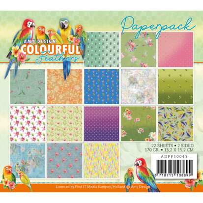 Paperpack - Amy Design - Colourful Feathers