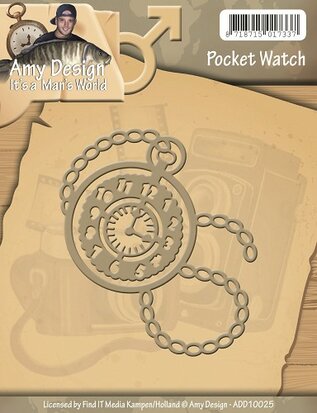 Die - Amy Design - Its a Mans World - Pocket Watch