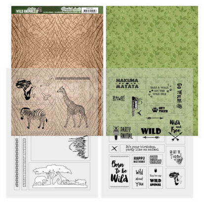 Printed Sheets - Amy Design - Wild Animals