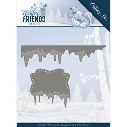 Dies - Amy Design - Winter Friends - Ice Border