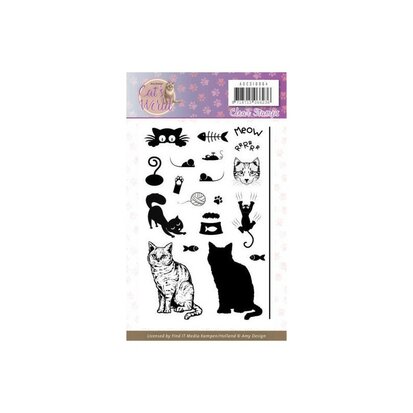 Clear Stamps - Amy Design - Cats World