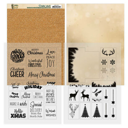 Mica Sheets - Amy Design - Christmas in Gold