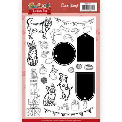 Clear Stamps - Amy Design - Christmas Pets