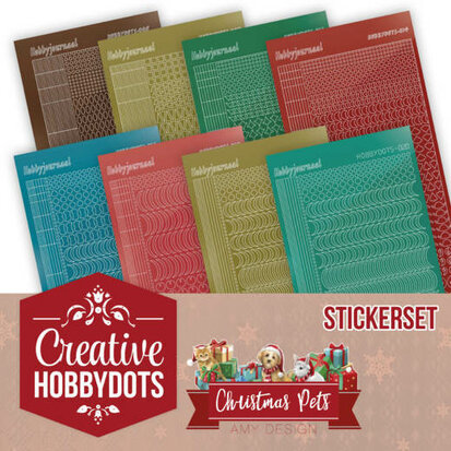 Creative Hobbydots 5 - Amy Design - Christmas Pets - Sticker Set