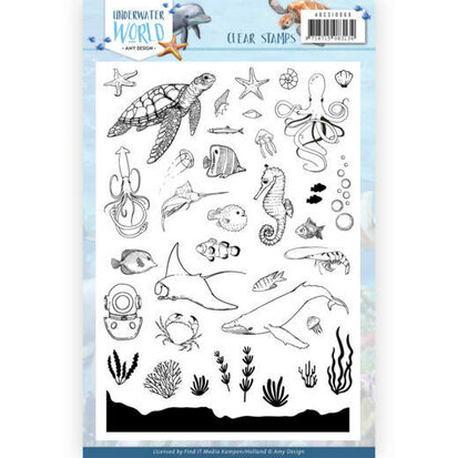 Clear Stamps - Amy Design - Underwater World