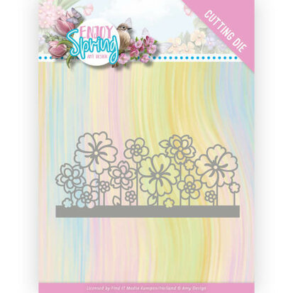 Dies - Amy Design - Enjoy Spring - Flower Border - ADD10240