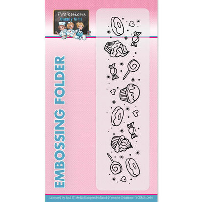 Embossingfolder - Yvonne Creations - Bubbly Girls - Professions