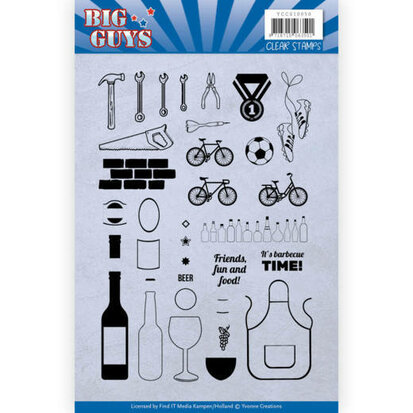 Clear Stamps - Yvonne Creations - Big Guys