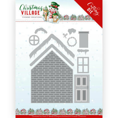 Dies - Yvonne Creations - Christmas Village - Build Up House