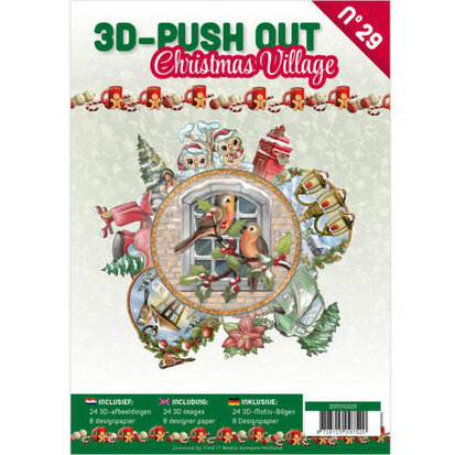 3D Push Out boek 29 - Christmas Village