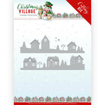 Dies - Yvonne Creations - Christmas Village - House Scene