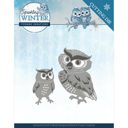 Dies - Yvonne Creations - Sparkling Winter - Winter Owls