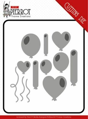 Dies - Yvonne Creations - Petit Pierrot - Balloons