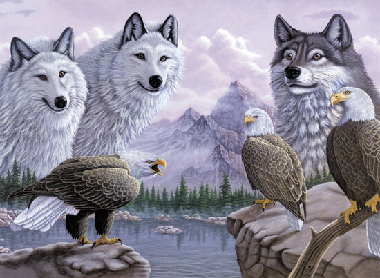 Painting by numbers - WOLVES - PAL30
