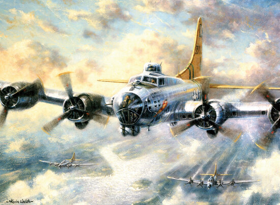 Painting by numbers - FLYING FORTRESS - PAL21