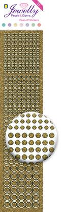 Jewelly Pearls & Gems Dots UFG Gold, 2 sheets