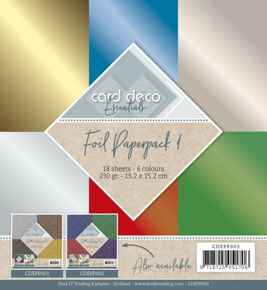 Card Deco Essentials - Foil Paperpack