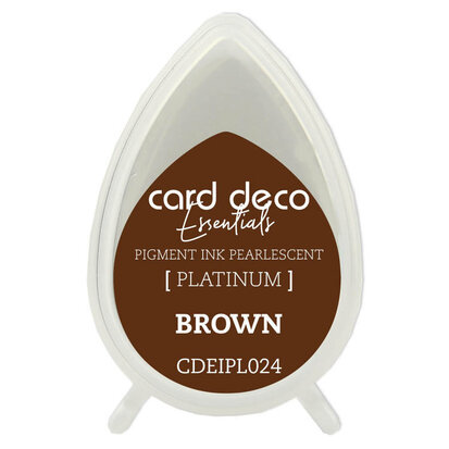 Card Deco Essentials Fast-Drying Pigment Ink Pearlescent Brown