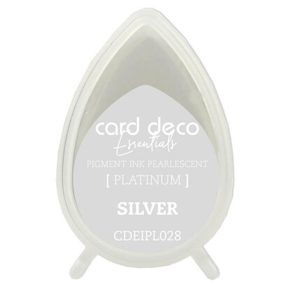 Card Deco Essentials Fast-Drying Pigment Ink Pearlescent Silver