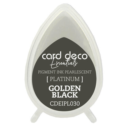 Card Deco Essentials Fast-Drying Pigment Ink Pearlescent Golden Black