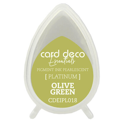 Card Deco Essentials Fast-Drying Pigment Ink Pearlescent Olive Green