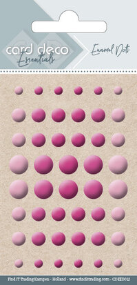 Card Deco Essentials - Enamel Dots Bright Pink