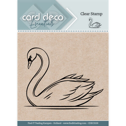 Card Deco Essentials Clear Stamps - Swan