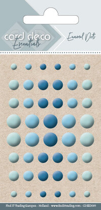 Card Deco Essentials - Enamel Dots Blue