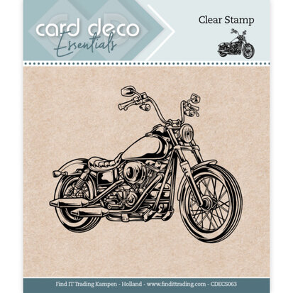 Card Deco Essentials - Clear Stamps - Motor