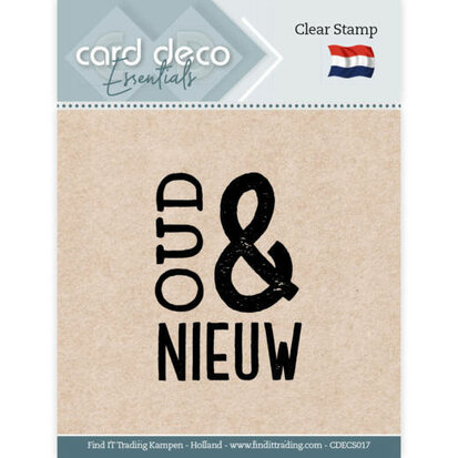 Card Deco Essentials - Clear Stamps - Oud & Nieuw