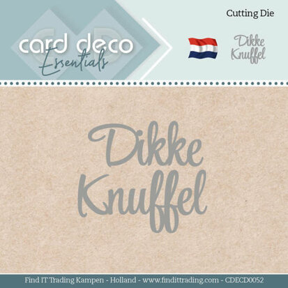 Card Deco Essentials - Dies - Dikke Knuffel