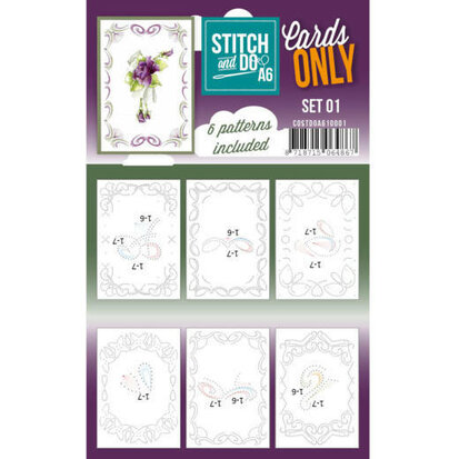 Cards Only Stitch A6 - 001