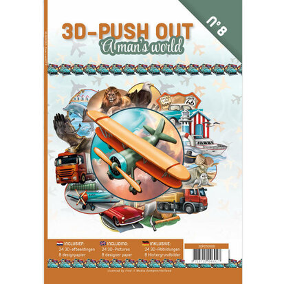 3D Pushout Boek 8 - A man’s world - 3DPO10008