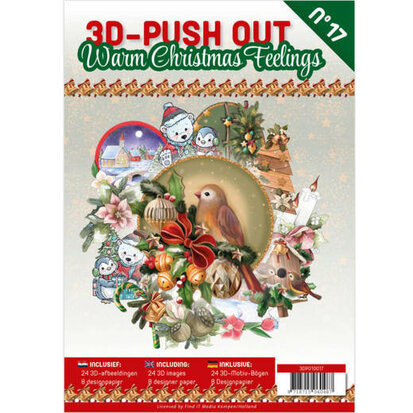 3D Pushout Boek 17 - Warm Christmas Feelings - 3DPO10017